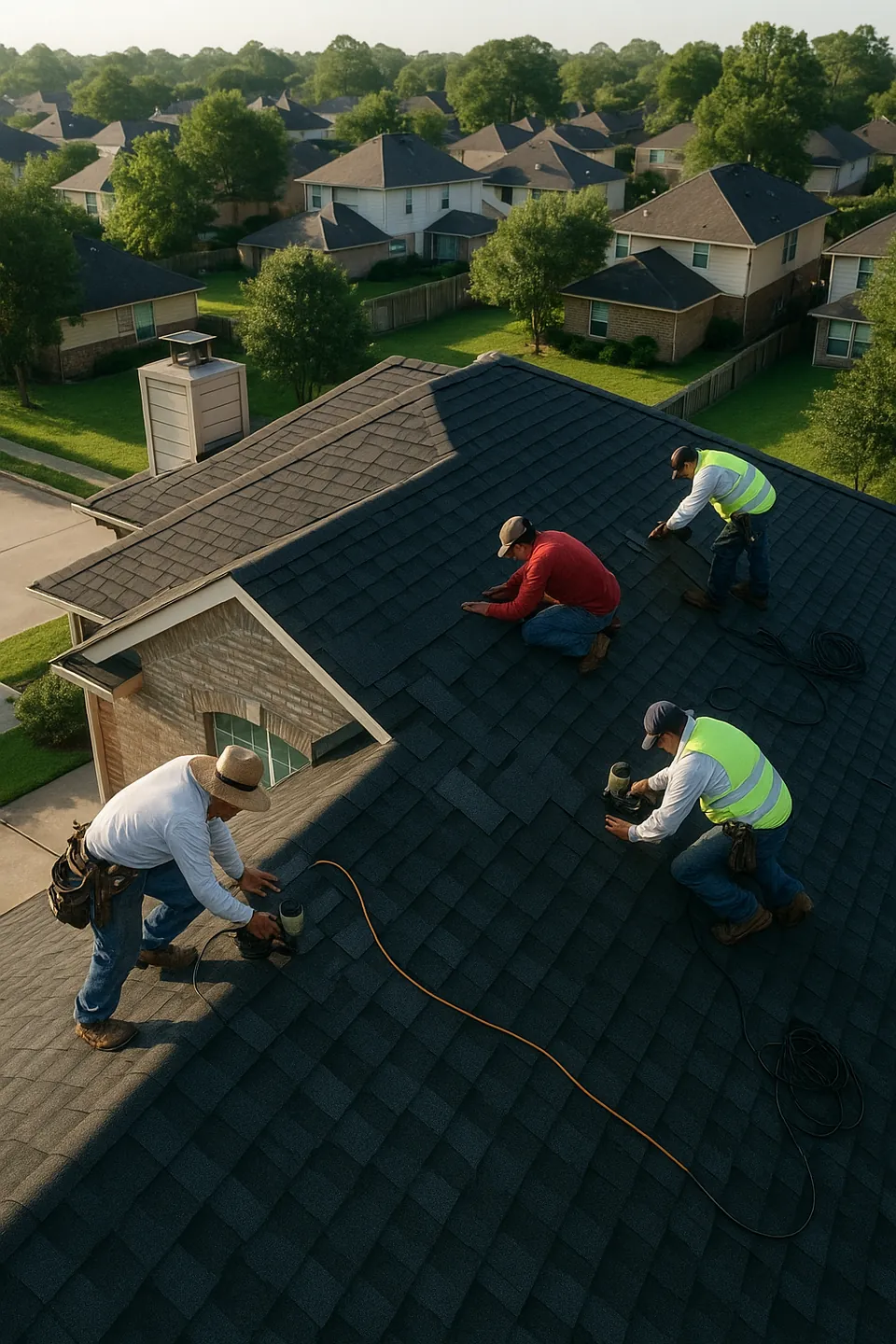 AI-generated concept image: One roof. 60 seconds.