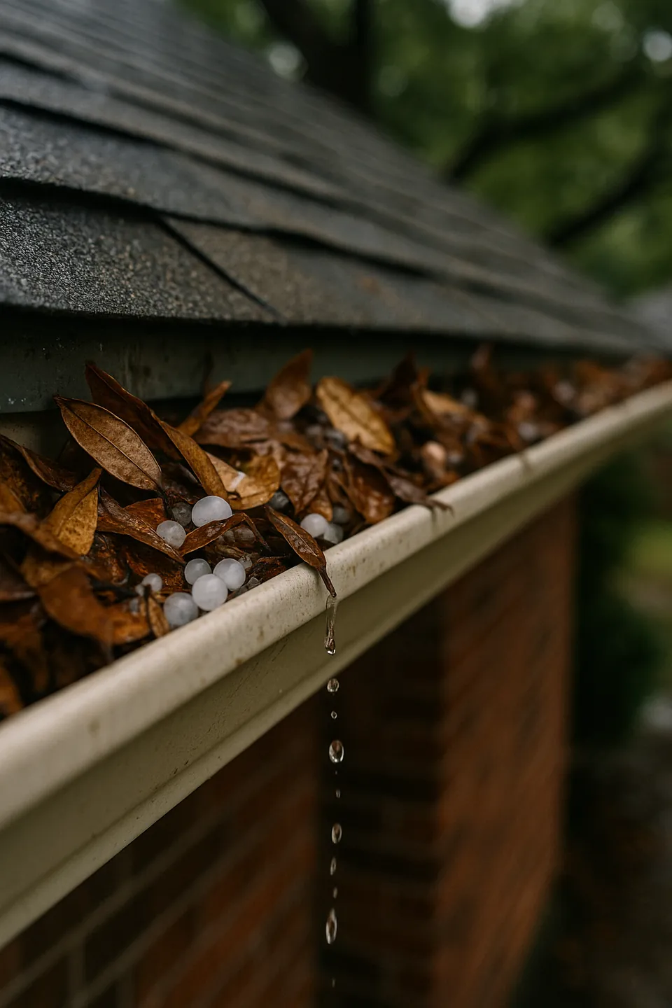 AI-generated concept image: Clear the gutters first